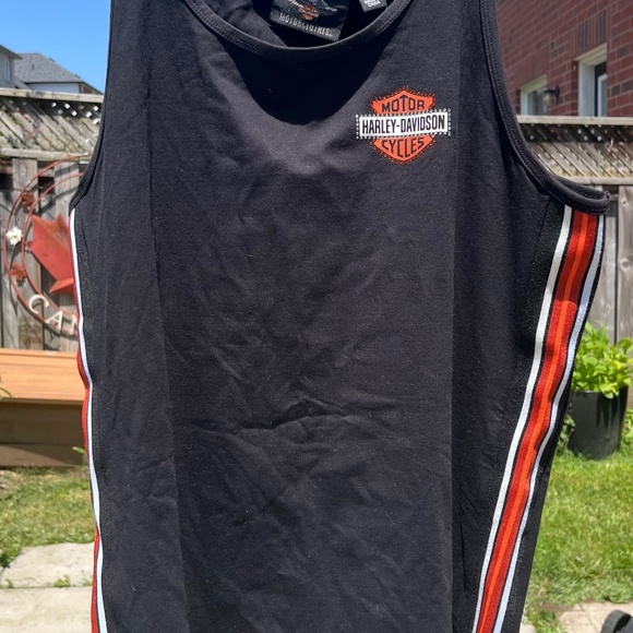 Harley Davidson Side Stripe Tank - Picture 1 of 5